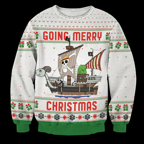 DiveSart - Going Merry Christmas Unisexe Wool Pull - Ugly Christmas Pull